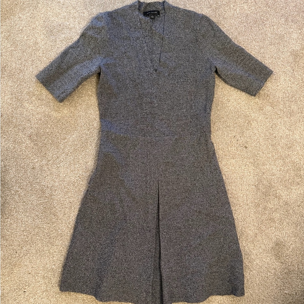 Ann Taylor Charcoal Midi Dress